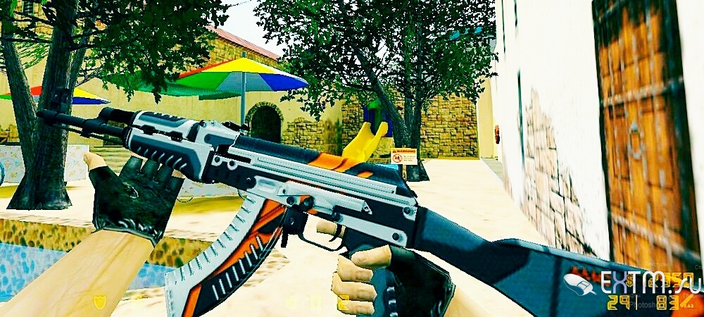 AK 47 | ORANGE «VULCAN» HD ДЛЯ CS 1.6