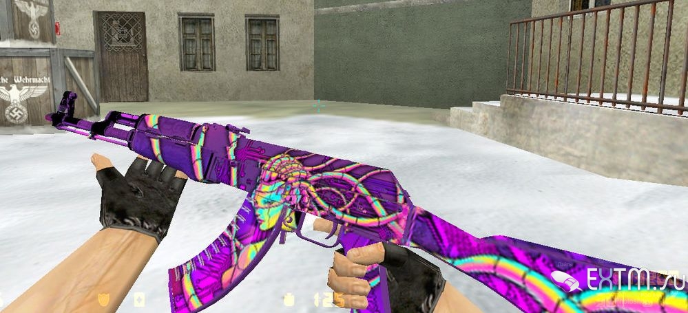 AK-47 Halloween [HD] для КС 1.6