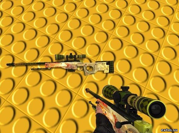 Модель оружия AWP Dragon Lore для CSS