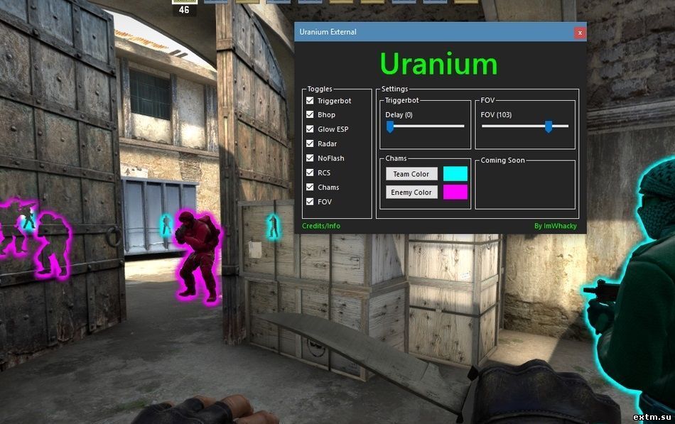 Чит Uranium External V1.0 для CS:GO