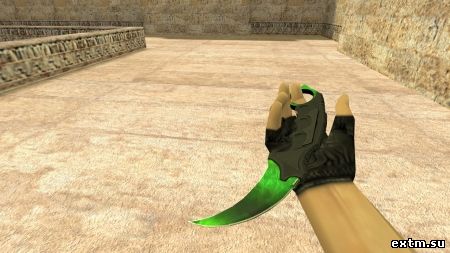 HD модель ножа Karambit | Gamma Doppler для CS1.6