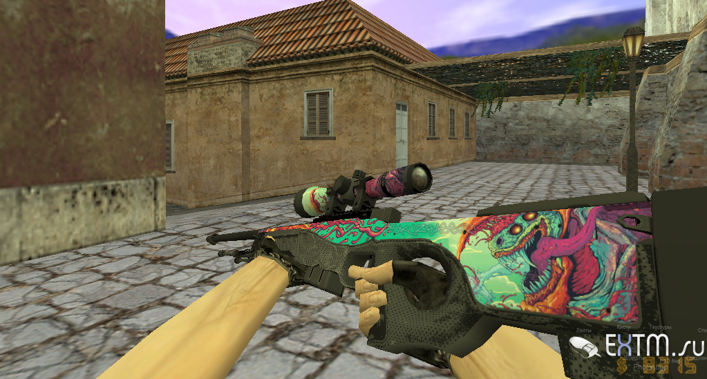 Модель оружия AWP "Gentleman" HD для CS 1.6