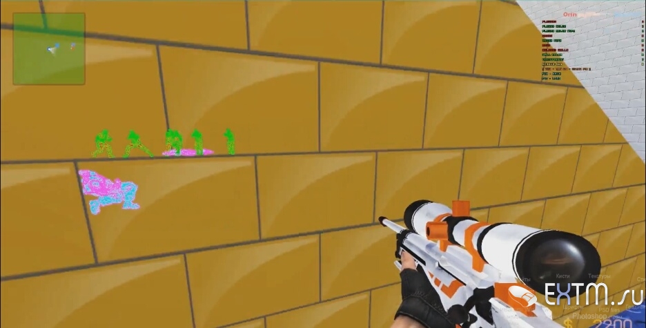 Рабочий чит Wallhack для CSS V88
