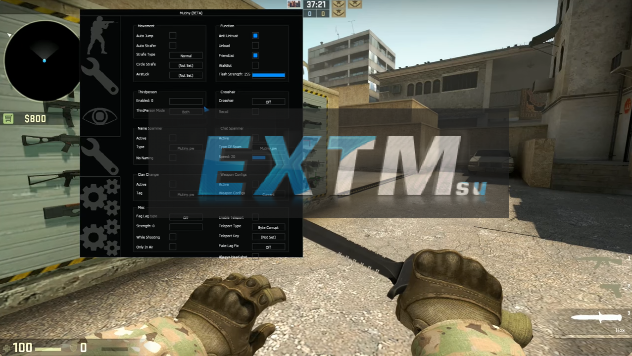 Чит Mutiny-Hack для CS:GO