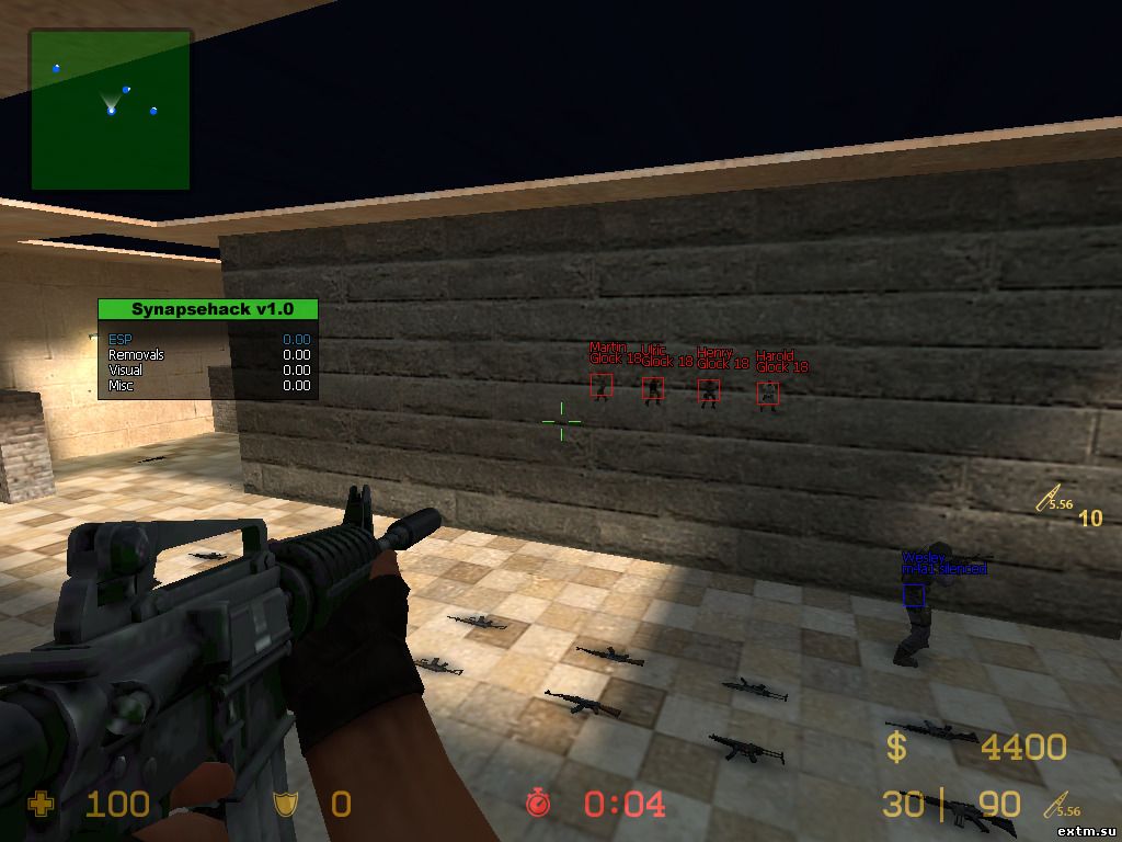 Wallhack + Aim для CSS v88