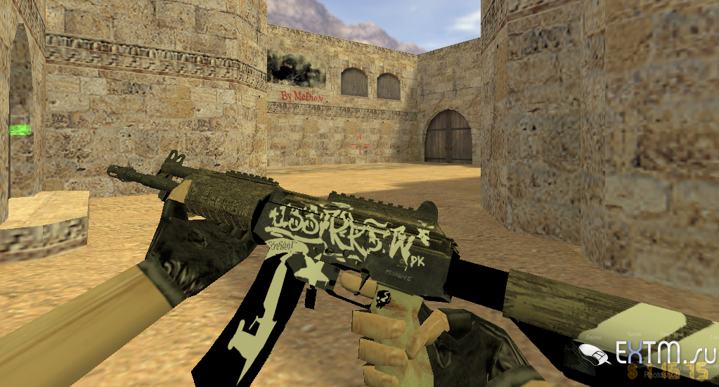 Модель оружия Galil "Wasteland Rebel" HD для CS 1.6