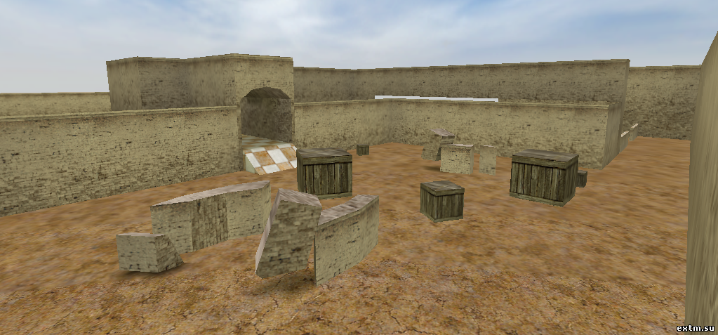 Карта de_sandstorm для CS 1.6