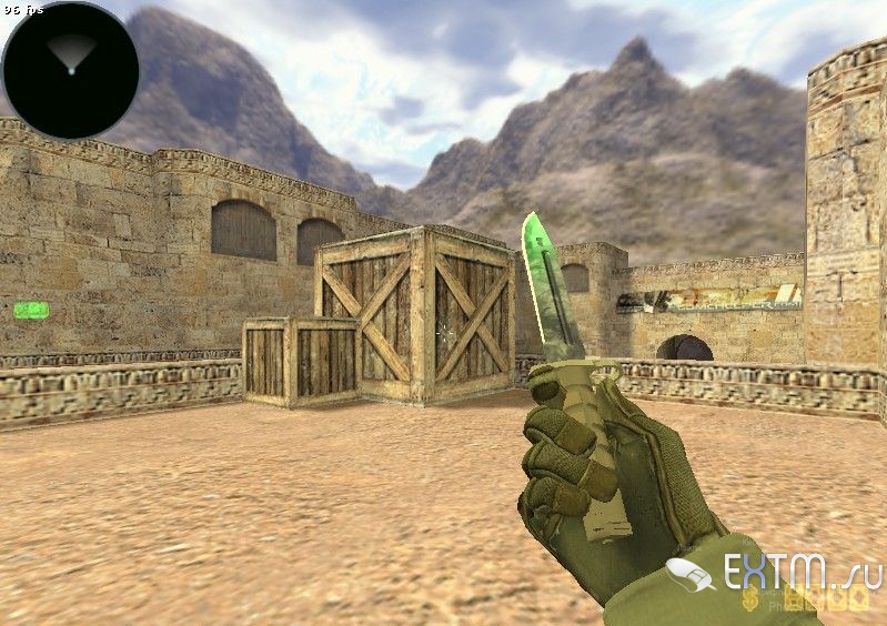Модель ножа HD Bayonet «Gamma Doppler»