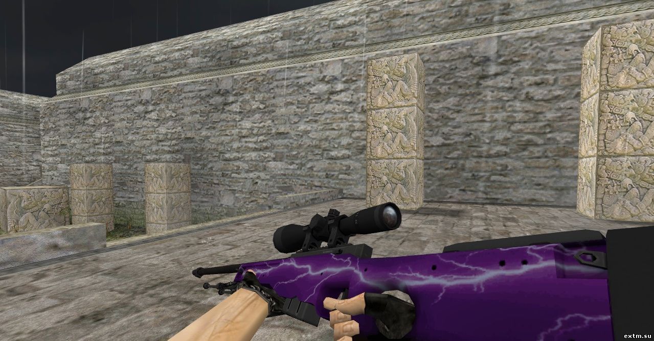 Модель оружия AWP "Удар молнии" для CS 1.6