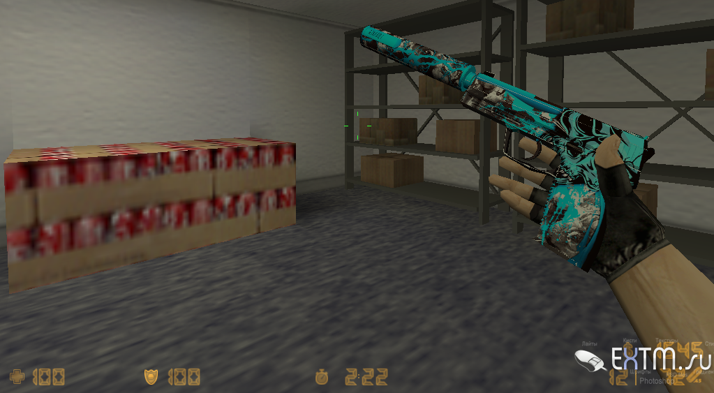 Модель оружия USP HD "Aimbot" для CS 1.6