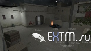 Карта de_dust2night из CS:GO для CS 1.6
