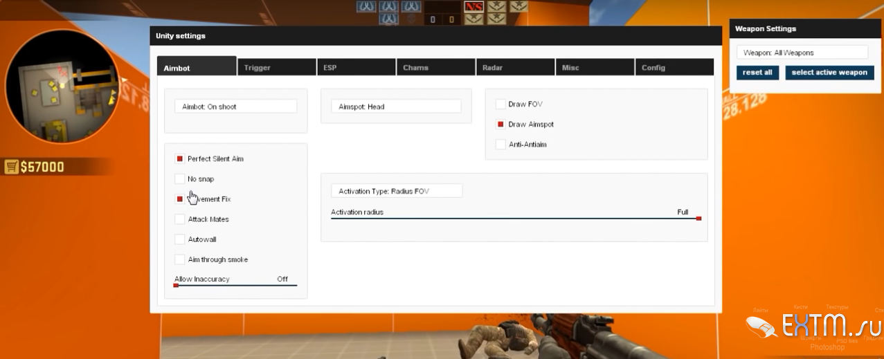 Чит UnityHacks [CRACKED] для CS:GO
