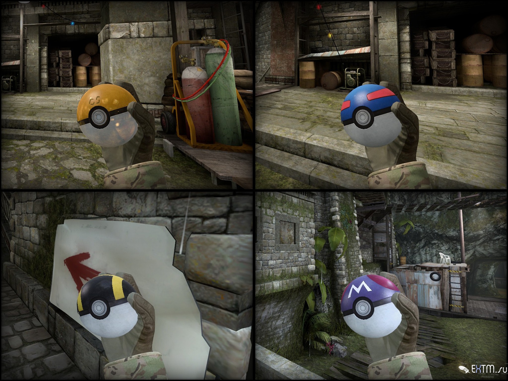 Плагин Pokeball Grenades для CS:GO (Шарик вместо гранаты)