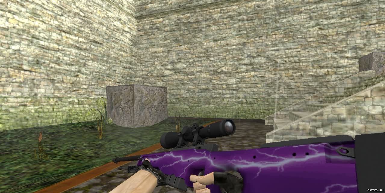 Модель оружия HD AWP Удар Молнии для CS 1.6